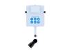 Комплект Aquatek Либра New SET BW AQUATEK ЛИБРА N-030 3в1 кнопка белый глянец, хром фото 2