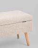 Банкетка Stool Group Сторми 19B485LK-4A бежевый с ящиком фото 3