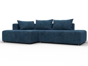 Диван угловой Лига Диванов Лига-103 134826L Синий