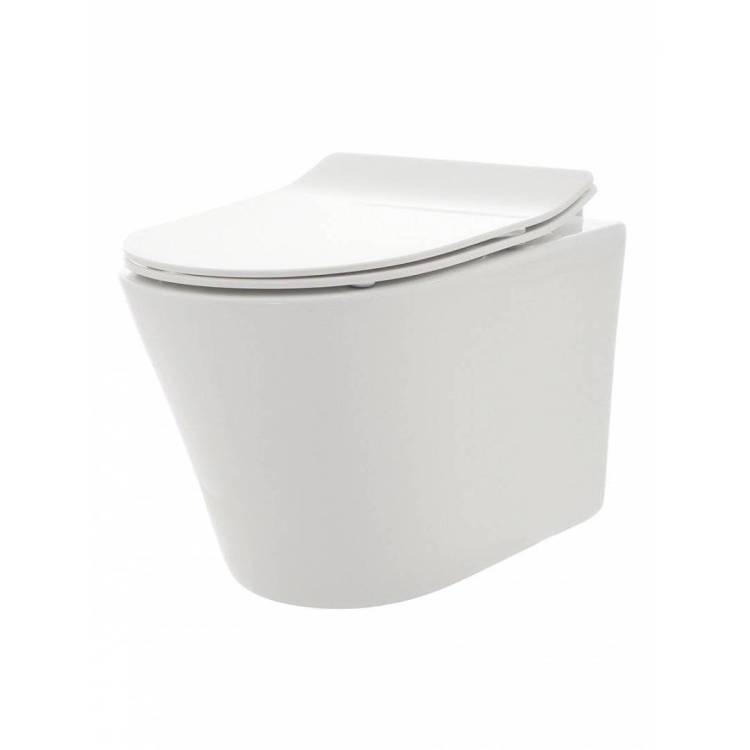 Унитаз подвесной AQUAme AQM2001 с крышкой-сиденьем микролифт