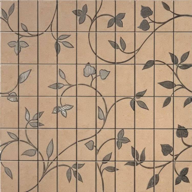 Мозаика Italgraniti Urbana UR024MA Beige Mosaico Fiore Nat Ret 45x45