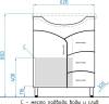 Тумба с раковиной Style Line Эко Стандарт №22 65 белая фото 7
