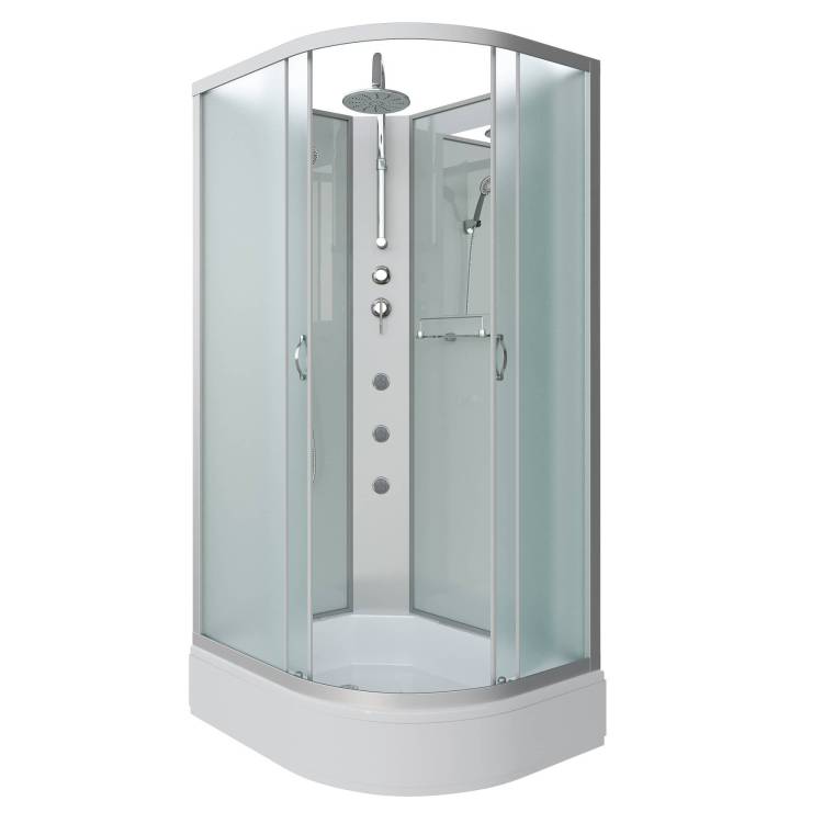 Душевая кабина Niagara Classic NG-33394-14LBKTG (1300x900x2100-2400) средний поддон (26см)