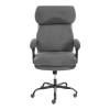 Кресло компьютерное Tetchair Chief metalBL 25021 серый, KUB 05/TW-12, ткань фото 6