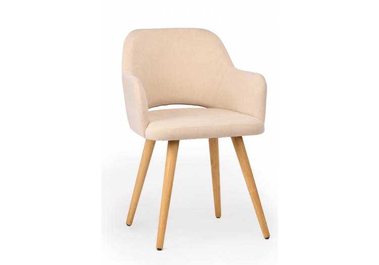 Деревянный стул Notta Эолин 360 631714 Бежевый (glory 03) / светлое дерево