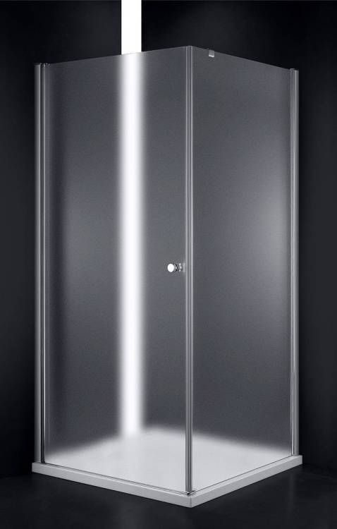 Душевой уголок Cezares ELENA-W-A-1-90-P-Cr-L профиль хром, стекло матовое, 90x90x195