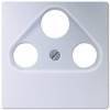 Накладка TV-SAT-FM розетки Jung A 500 алюминий A561PLSATAL