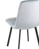 Набор из 4 стульев Stool Group Chilly OS-2011 HLR-17 X4 серо-голубой фото 7