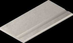 Бордюр Italon Миллениум x2 620090001179 Сильвер с выемкой закруглённый 30x120