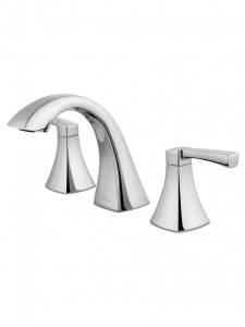 Смеситель для раковины Wonzon & Woghand WW-88083095-CR на 3 отверстия, хром