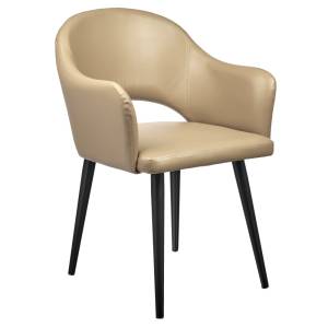 Стул Bradex Home Bruno RF 0577 Бежевый/Черный