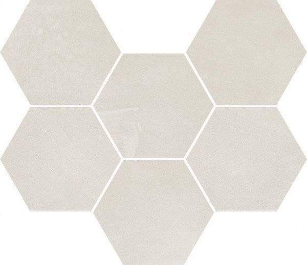 Мозаика Italon Continuum 620110000186 Polar Mosaico Hexagon 25x29