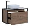 Тумба под раковину Aquanet Nova Lite Loft 90 261660 дуб рустикальный фото 3