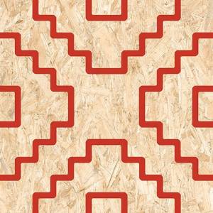 Декор VIVES STRAND Seriaki-R Natural Rojo 59.3x59.3