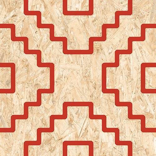 Декор VIVES STRAND Seriaki-R Natural Rojo 59.3x59.3