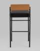 Набор из 2 полубарных стульев Stool Group Балла FDC9939 sDC6095-10+b270-28 X2 темно-серый, коричневый, экокожа фото 5