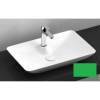 Раковина Isvea SistemaY Clear 10SY50060SV-2P изумрудный матовый, 60x37.7