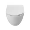 Унитаз подвесной BelBagno Amanda BB051CH-TOR-FC/BB2011SC безободковый, сиденье микролифт фото 5