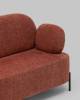 Диван Stool Group Кэнди vd-dv-candy-cm63 коралловый, букле фото 7