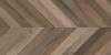 Керамогранит Laparet Wood Latina Brown Chevron M коричневый матовый карвинг 60x120