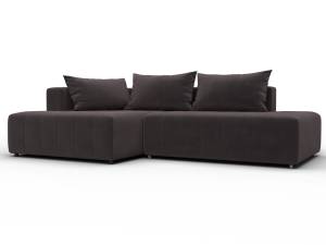 Диван угловой Лига Диванов Лига-103 134818L Коричневый