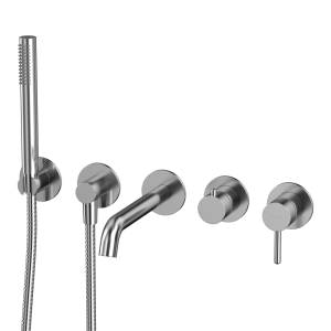 Смеситель для ванны WHITECROSS Y YSET1240NIB никель брашированный