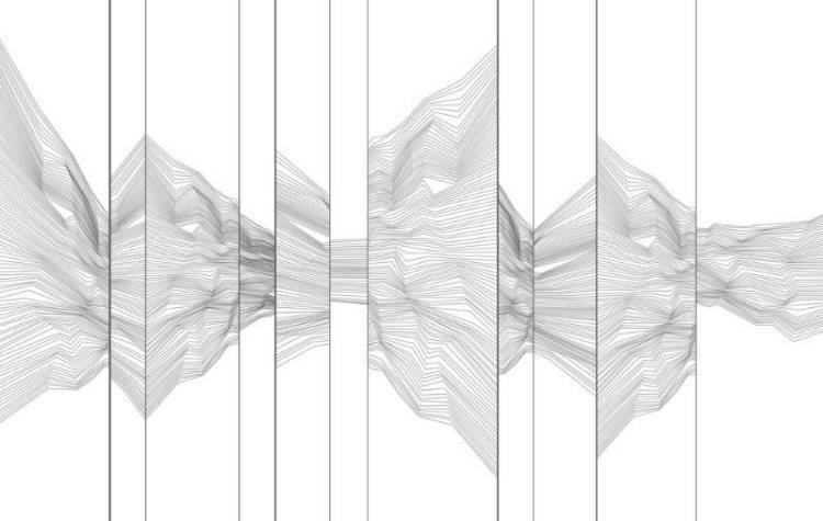 3D Фотообои Artegrafico «Безупречная черно-белая геометрия» LST-028 канвас