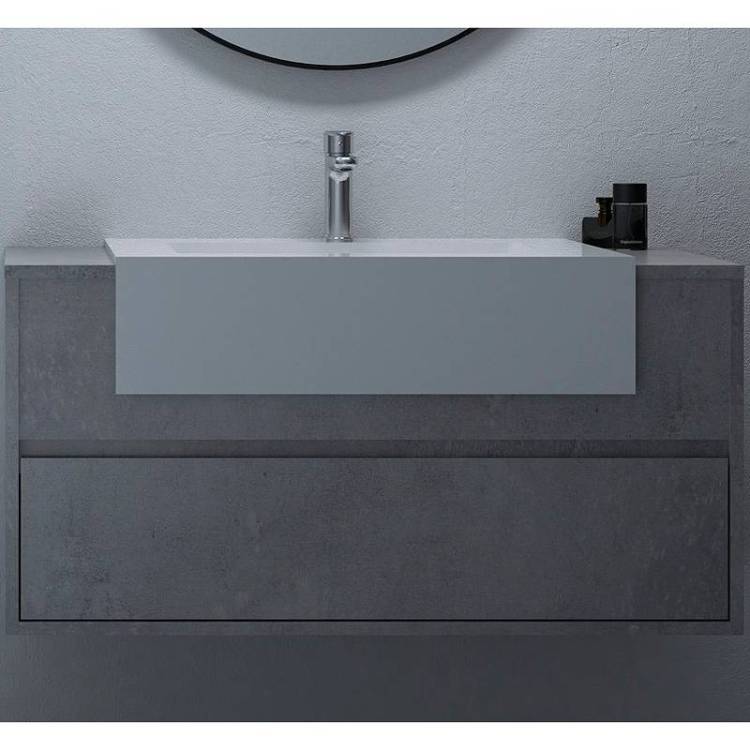 Тумба с раковиной Black&White U903.1000-1 903U10001 51.2x100x55 Серый