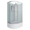 Душевая кабина Niagara Classic NG-2310-14RBKTG (1200x800x2000-2400) с высоким поддоном (40см)