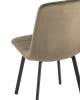 Набор из 4 стульев Stool Group Chilly OS-2011-V seat HLR-48 DUAL X4 коричневый, велюр фото 7