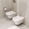 Биде Kerama Marazzi Plaza Modern подвесное, белое глянцевое фото 3