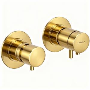 Смеситель для душа Remer X-Style XT96D3DO золотой глянцевый