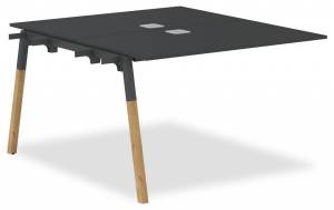 Стол приставной Skyland Forta 00-07088408 Черный графит/Антрацит-Бук