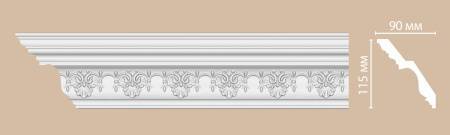 Плинтус потолочный с рисунком DECOMASTER DT-9851 240x9x11.5