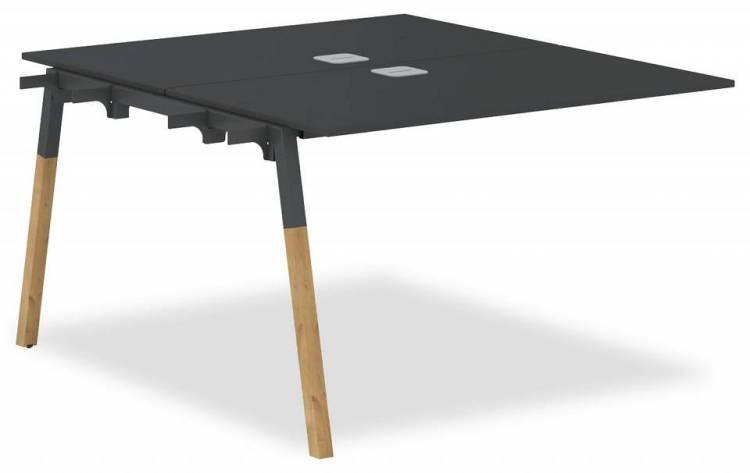 Стол приставной Skyland Forta 00-07088408 Черный графит/Антрацит-Бук