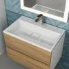 Раковина Uperwood Barsa 2911020345 белая, 70x45 фото 3