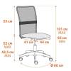 Кресло компьютерное Tetchair Start 21294 синий/серый фото 13