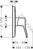 Смеситель для душа Hansgrohe Metris Classic 31676000 фото 3