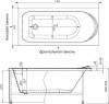 Акриловая ванна Aquanet Nord 150x70 фото 3