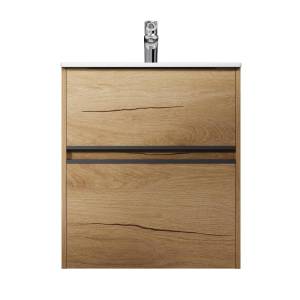 Тумба с раковиной Am.Pm Sense M7B-FUX0602OF-WCC0602WG дерево, 60 см