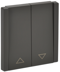 Выключатель жалюзи IEK Forte&Piano FP-V15-0-10-1-K03 серый