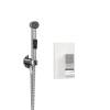 Гигиенический душ Wasserkraft A010656WHITE встраиваемый, шланг 100 см, белый, хром фото 2
