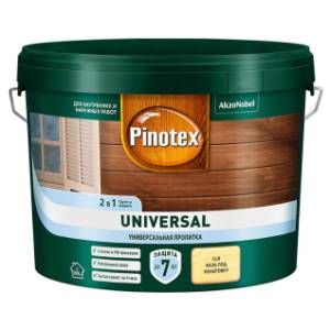 Пропитка 2 в 1 Pinotex Universal индонезийский тик 2.5 л