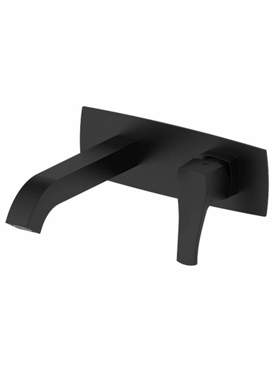 Смеситель для раковины Wonzon & Woghand Flex WW-88869072-MB встраиваемый, черный матовый