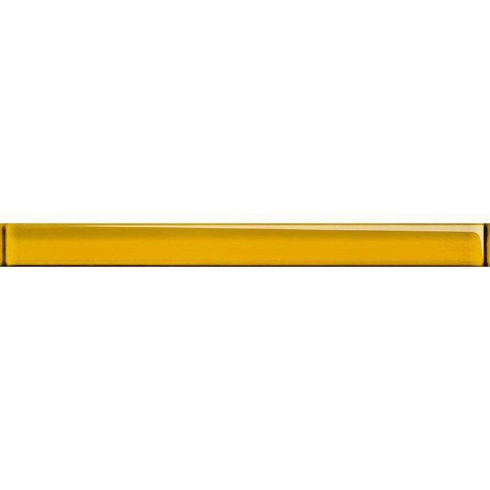 Бордюр Cersanit Universal Glass UG1H061 желтый 4x45