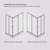 Душевой уголок Am.Pm Sunny W87G-403-12090-BT профиль черный, стекло прозрачное, 120x90 фото 9