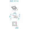 Душевой трап RGW Shower Drain 47211411-01 SDR-14 11x11 фото 3