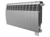 Биметаллический секционный радиатор отопления Royal Thermo Biliner 350 / V Silver Satin / 12 секций