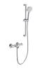 Смеситель для ванны Wonzon & Woghand WW-C2001-A-CR с душевым гарнитуром и термостатом, хром