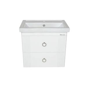 Тумба с раковиной Bellezza Виана 60 2 ящ. Белый